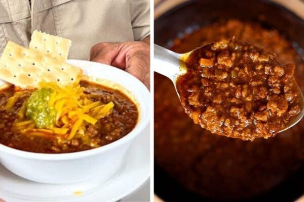 Award Winning Texas Chili, homemade and freshly served
