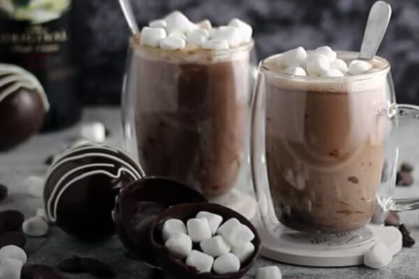 Bailey’s Hot Chocolate Bombs