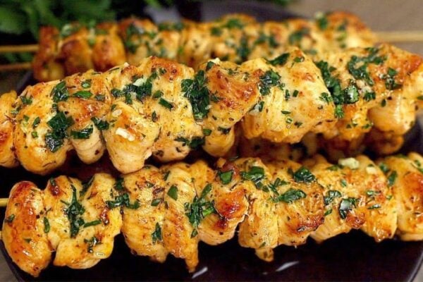 Baked Butter Chicken Breast, homemade and freshly served