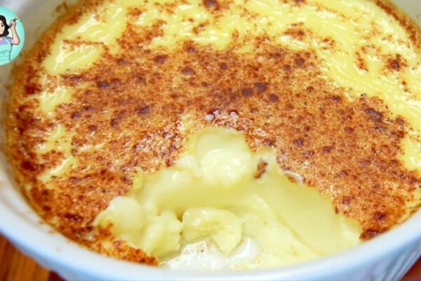 7-Ingredient Old-Fashioned Baked Custard, homemade and freshly served