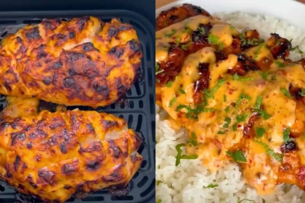 Bang Bang Air Fryer Chicken, homemade and freshly served