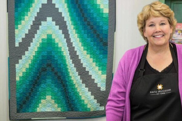 Finished Easy Way to Make a Bargello Quilt With Jenny Doan, a completed DIY project