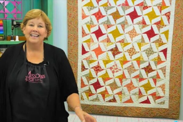 Finished Basic X-Block Ruler Quilt With Jenny Doan, a completed DIY project