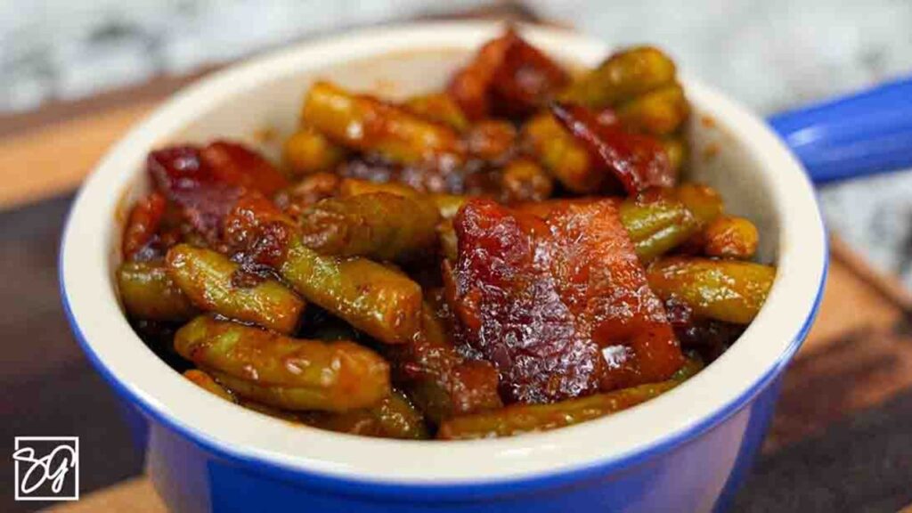 BBQ Green Beans, homemade and freshly served