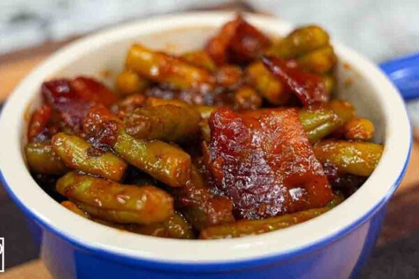 BBQ Green Beans, homemade and freshly served