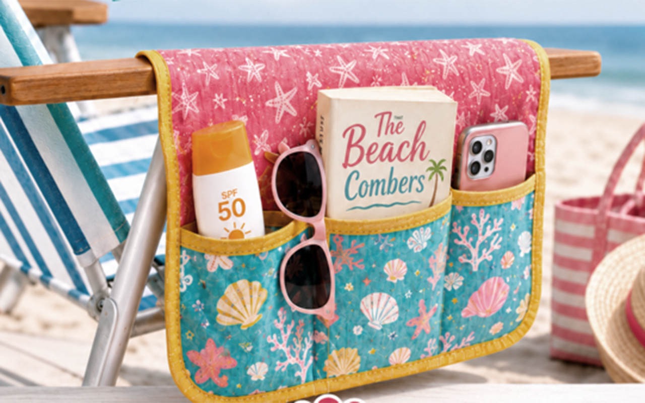 Hanging Beach Chair Caddy - Sewing Projects to Make and Sell