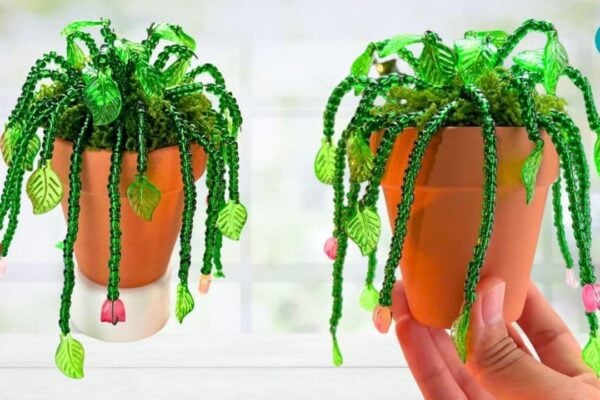 DIY Beaded Plant Tutorial (Easy Step-by-Step) — easy step-by-step DIY tutorial.