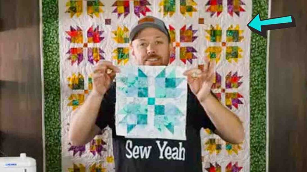 Finished Pre-Cut Friendly Bear Paw Quilt, a completed DIY project