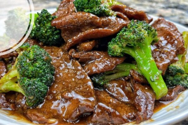 Beef and Broccoli Stir Fry, homemade and freshly served