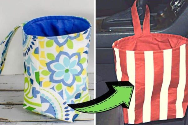 Finished Beginner-Friendly Car Trash Bag Sewing, a completed DIY project