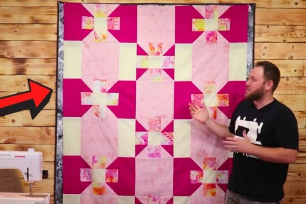 Finished Beginner Friendly Mime Quilt in 10 Minutes, a completed DIY project