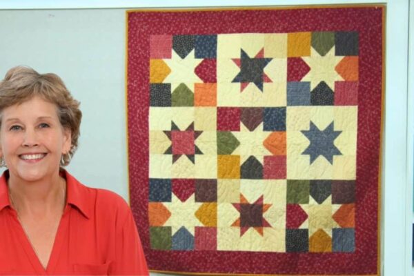 Finished Beginner’s Star Quilt With Jenny Doan, a completed DIY project