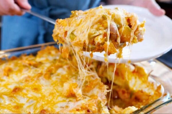 Best Baked Mexican Breakfast Casserole, homemade and freshly served