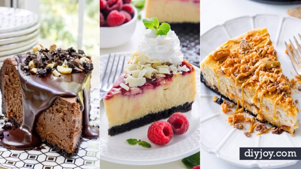 38 Creative Cheesecake Recipes, homemade and freshly served