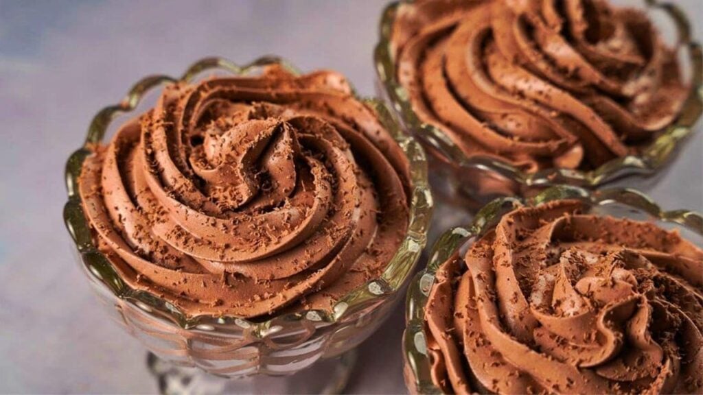Best Ever Chocolate Mousse, homemade and freshly served