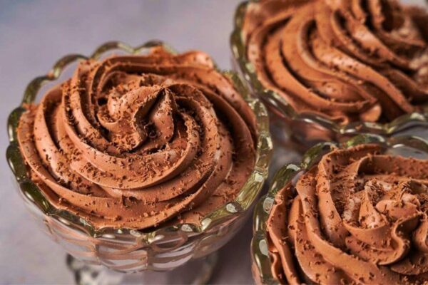 Best Ever Chocolate Mousse, homemade and freshly served