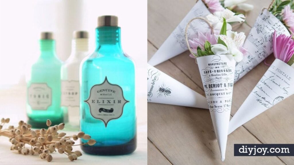 Finished 50 Free Printables for Craft Projects, a completed DIY project