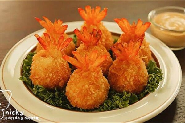Best Fried Shrimp Balls, homemade and freshly served