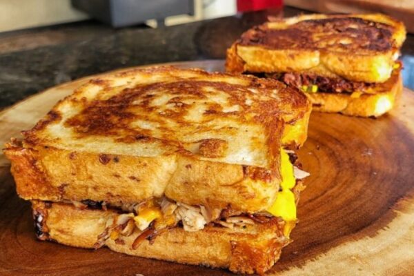 Best Grilled Deli Cheese Sandwich Ever, homemade and freshly served