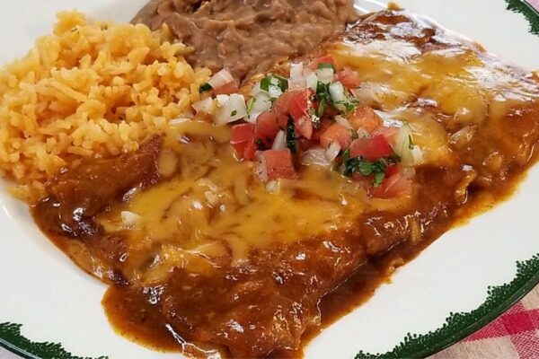 Best Homemade Cheese Enchiladas, homemade and freshly served