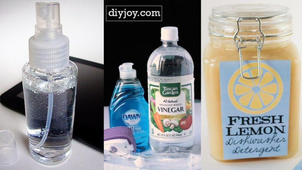 41 DIY Homemade Cleaner Recipes, homemade and freshly served