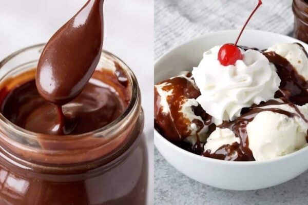Best Homemade Hot Fudge Sauce, homemade and freshly served