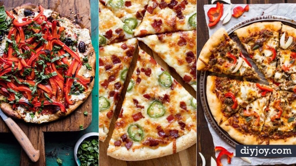 36 Deliciously Creative Pizza Recipes, homemade and freshly served