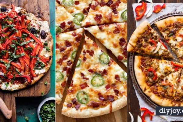 36 Deliciously Creative Pizza Recipes, homemade and freshly served