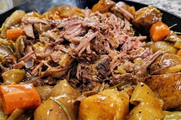 The Best Pot Roast Ever, homemade and freshly served