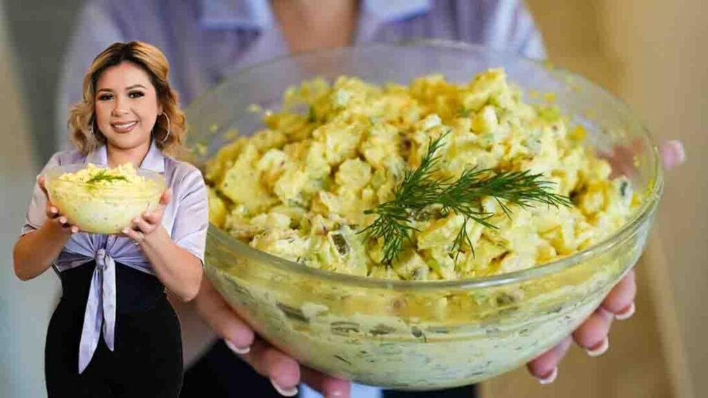 Best Potato Salad, homemade and freshly served
