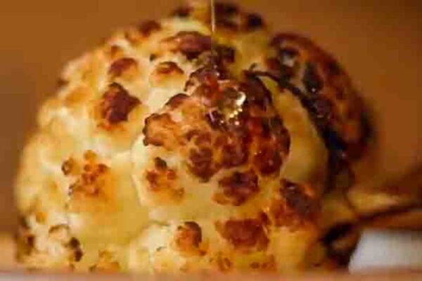 Best Roasted Cauliflower, homemade and freshly served