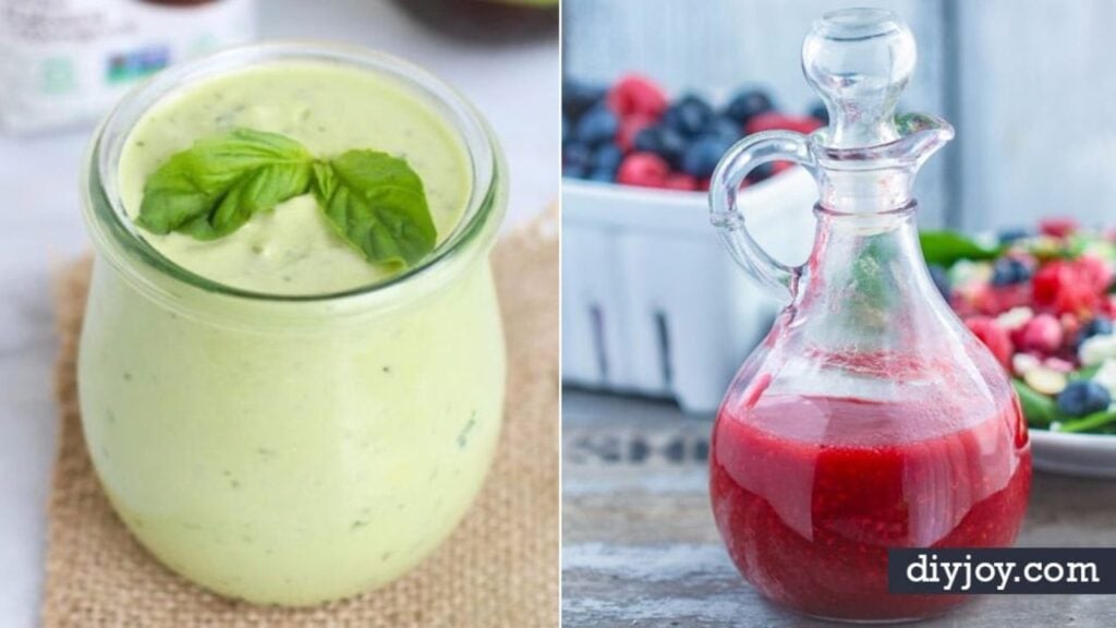 35 Salad Dressing Recipes For Lunch or Dinner, homemade and freshly served