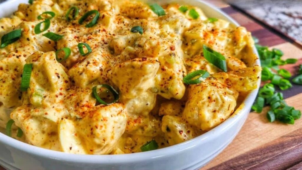 Best Southern Potato Salad, homemade and freshly served