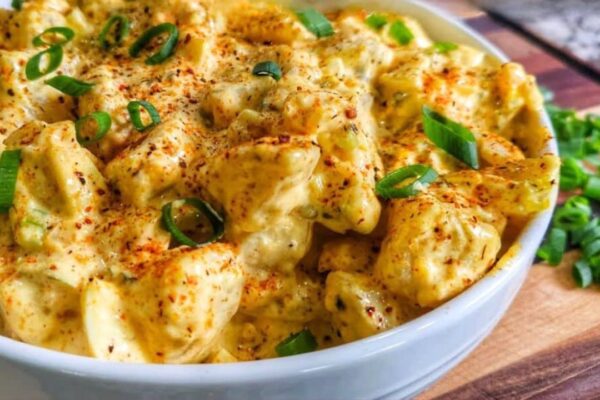 Best Southern Potato Salad, homemade and freshly served