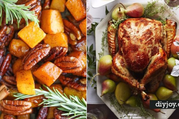 34 Thanksgiving Dinner Recipes To Try This Year, homemade and freshly served