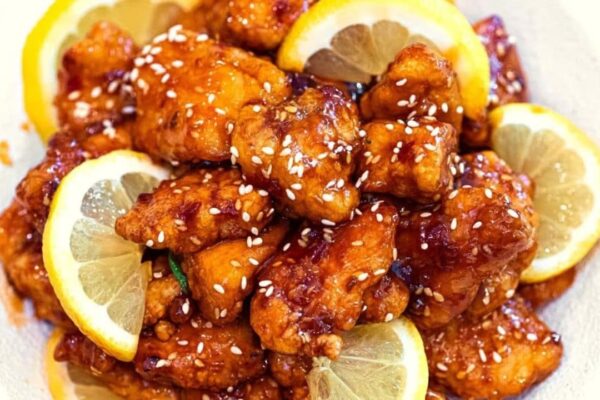 Better Than Takeout Lemon Chicken, homemade and freshly served