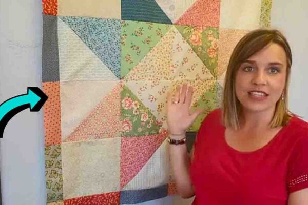 Finished Big Block Baby Quilt, a completed DIY project