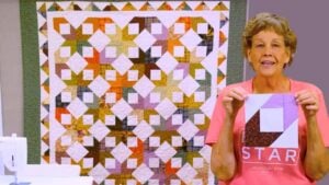 Finished Block Star Quilt With Jenny Doan, a completed DIY project