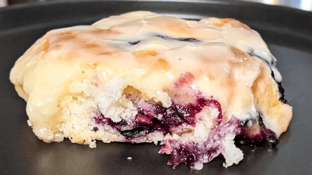 Blueberry Biscuit, homemade and freshly served