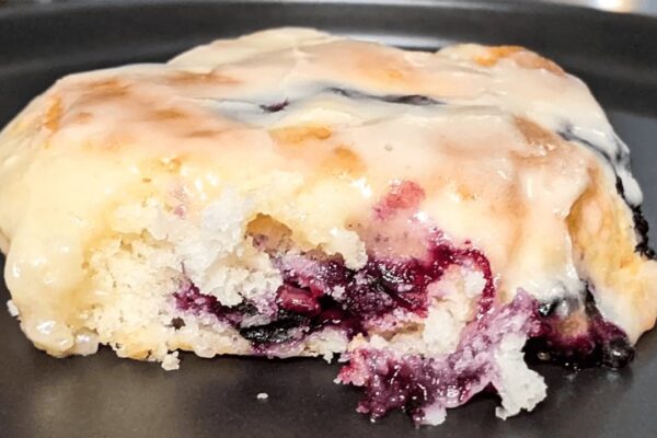 Blueberry Biscuit, homemade and freshly served