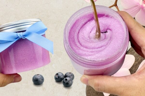 DIY Blueberry Scrub — easy step-by-step DIY tutorial.