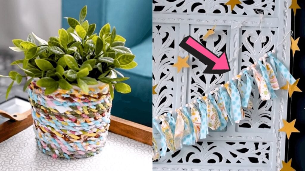 Finished 3 Boho Fabric Scraps DIYs, a completed DIY project