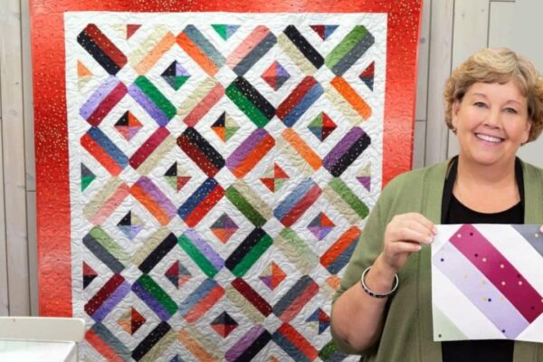 Finished Brick Yard Quilt With Jenny Doan, a completed DIY project