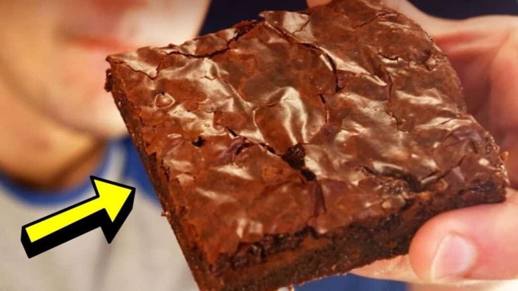 Browned Butter Brownies, homemade and freshly served