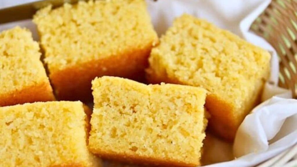 Award-Winning Buttermilk Cornbread, homemade and freshly served