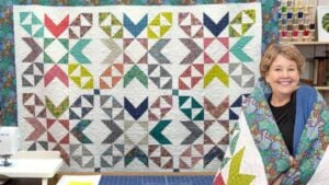 Finished Calico Star Quilt With Jenny Doan, a completed DIY project