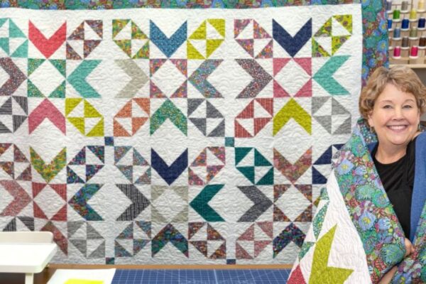 Finished Calico Star Quilt With Jenny Doan, a completed DIY project
