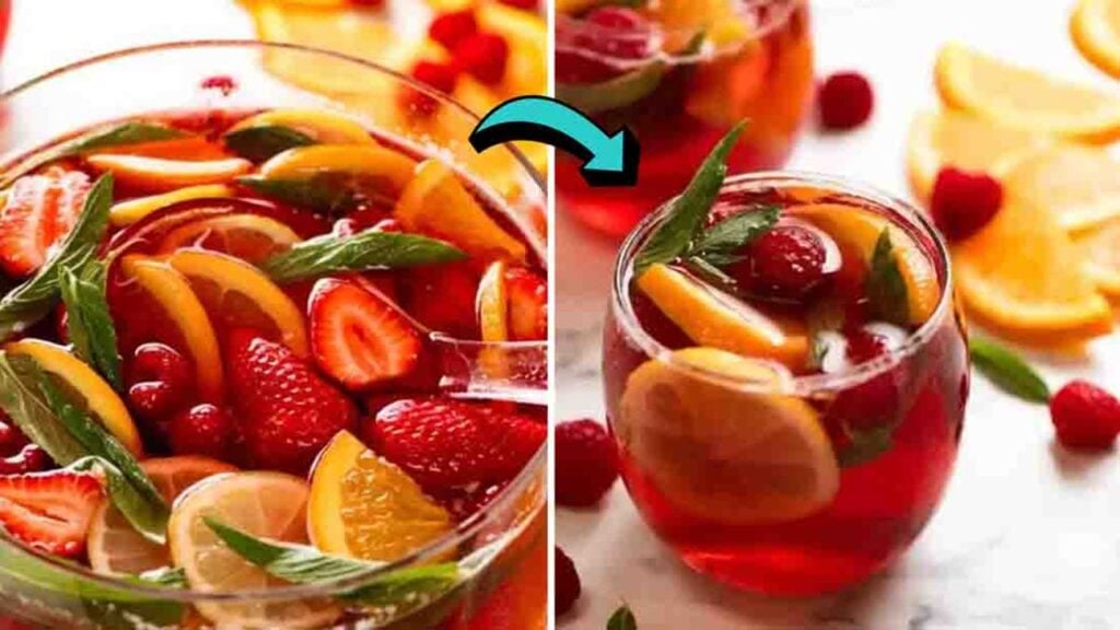 Celebration Punch, homemade and freshly served