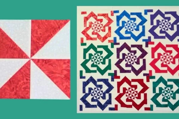 Finished Celtic Rose Quilt, a completed DIY project
