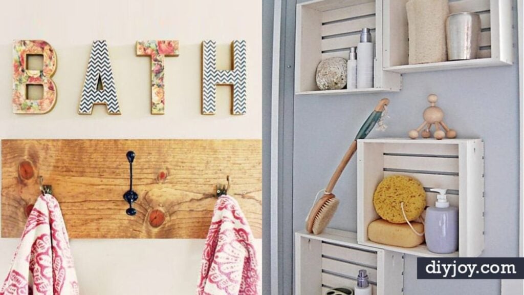Finished 34 Cheap DIY Bathroom Decor, a completed DIY project